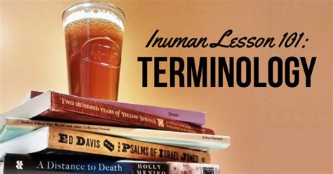 Inuman Lesson 101: Terminology .